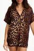 Benoa Aloha Shirt Dress in Sahara