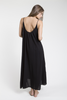 9 Seed Tulum Low Back Maxi Dress in Black