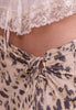 Spell Snow Leopard Bias Maxi Skirt in Animal