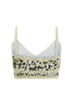 Spell Snow Leopard Lace Bralette in Animal
