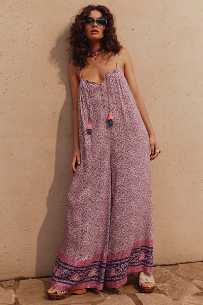 Spell Little Bird Jumpsuit in Berry