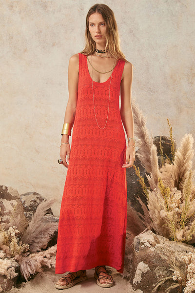 Spell Siesta Maxi Dress in Chili