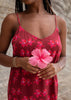 Mai Aria Dress in Bright Pink Orchid