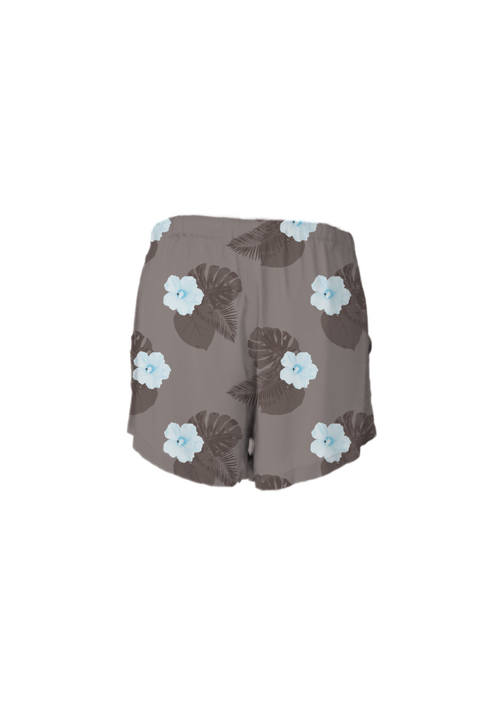 Mai Ava Shorts in Blue Hibiscus