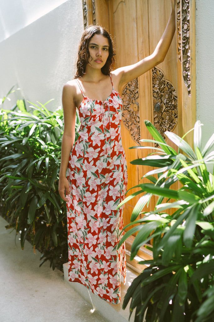 Benoa Leilani Maxi Dress in Vintage Orchid