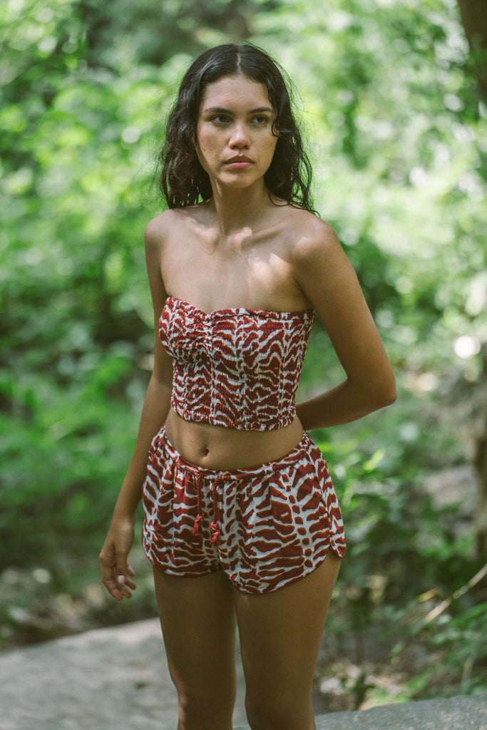 Benoa Namika Tube Top in Miter