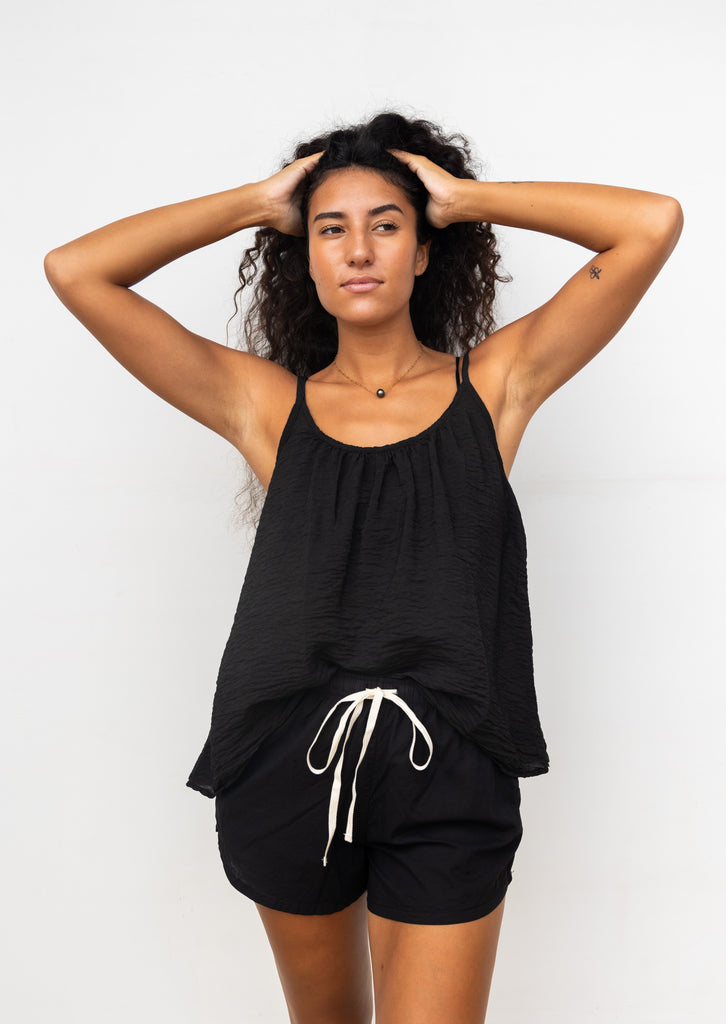 9 Seed Playa Tank in Black