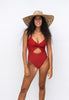 L Space Kyslee One Piece in Redwood