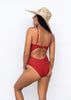 L Space Kyslee One Piece in Redwood