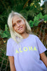 Guava Shop Kids Aloha Tee in Grape