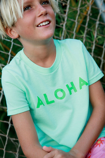Guava Shop Kids Aloha Tee in Doublemint