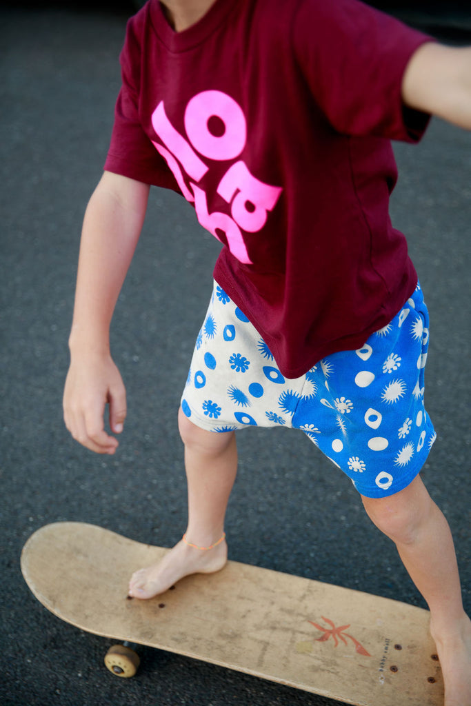 Guava Shop Kids Messy Aloha Tee in Jammy