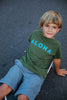 Guava Shop Kids Aloha Tee in Mossy
