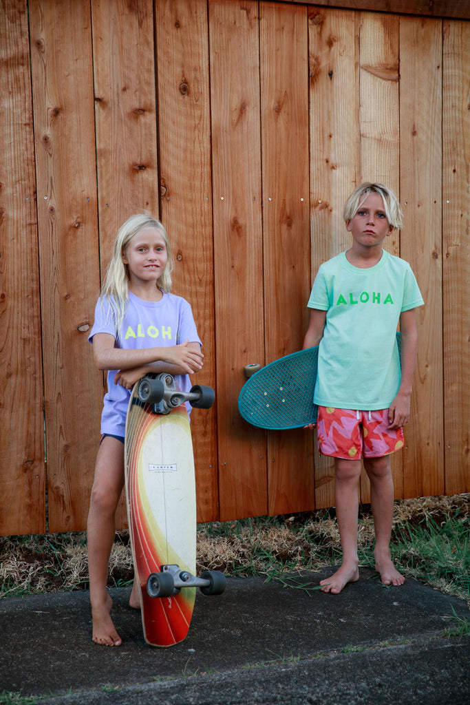 Guava Shop Kids Aloha Tee in Doublemint