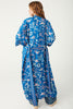 Spell Desert Bandita Maxi Robe in Cobalt