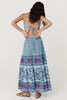 Spell Love Jetty Maxi Skirt in Blue Nirvana