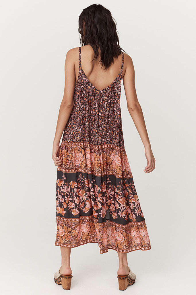 Spell Love Jetty Strappy Maxi Dress in Balmy Nights