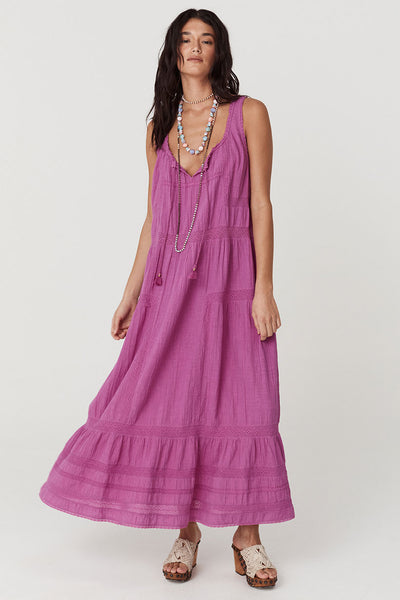 Spell Serendipity Lace Sundress in Orchid