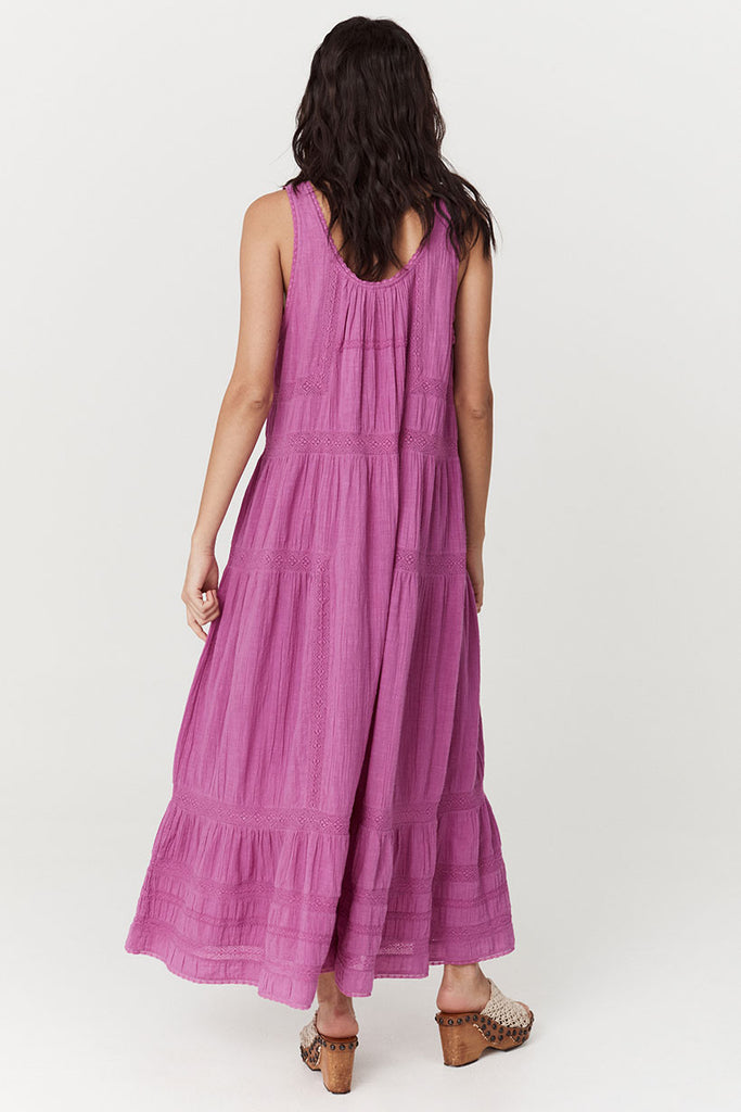 Spell Serendipity Lace Sundress in Orchid