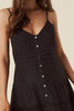 Spell Dove Lace Strappy Dress in Midnight